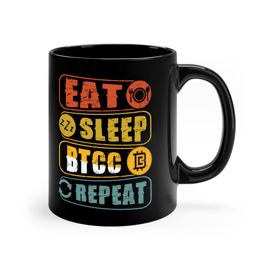 Eat, Sleep Slogan Mug